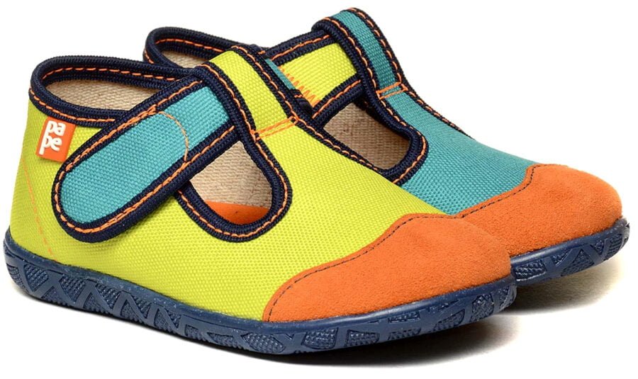 Uni-MM Neon PAPE Kinderhausschuhe