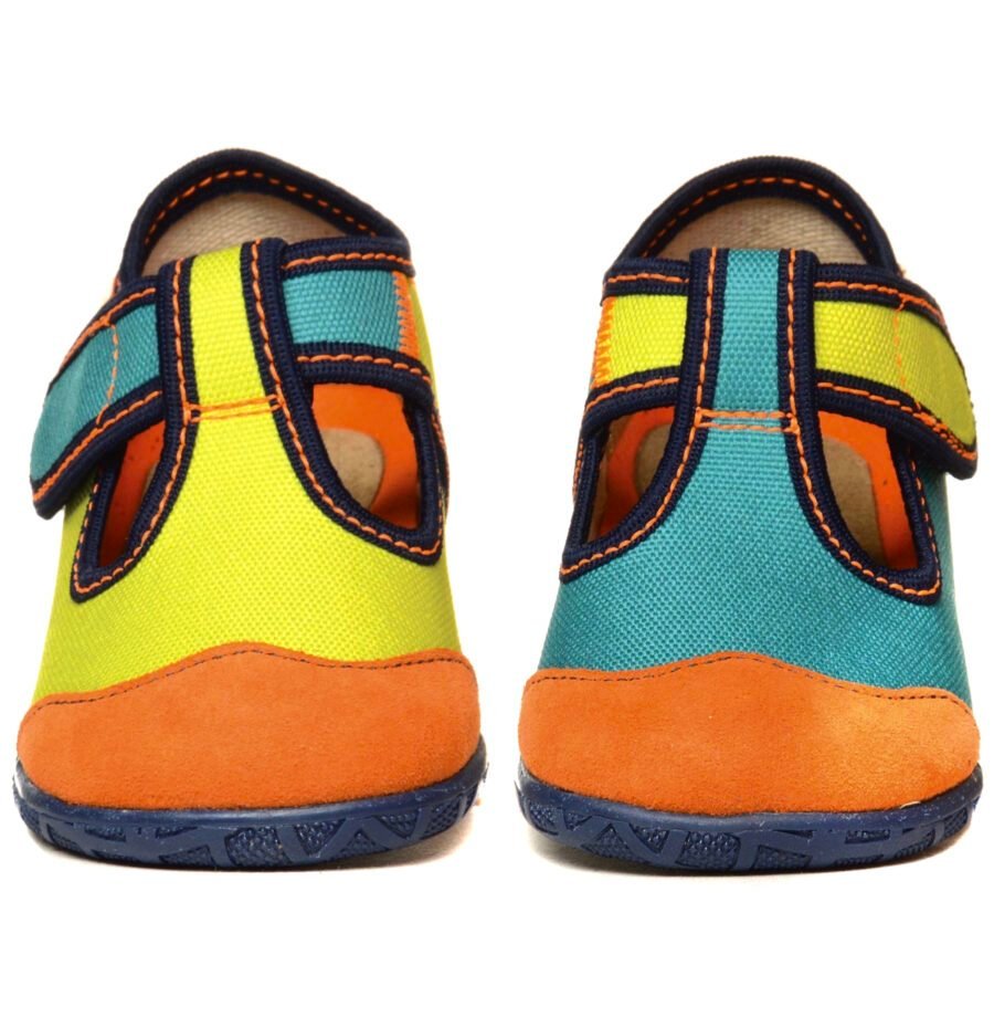 Uni-MM Neon PAPE Kinderhausschuhe – Bild 3