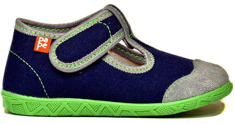 Unicolor Navy papeBerlin Kinder Hausschuhe – Bild 2