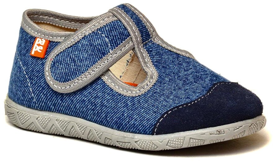 Unicolor Denim papeBerlin Kinder Hausschuhe