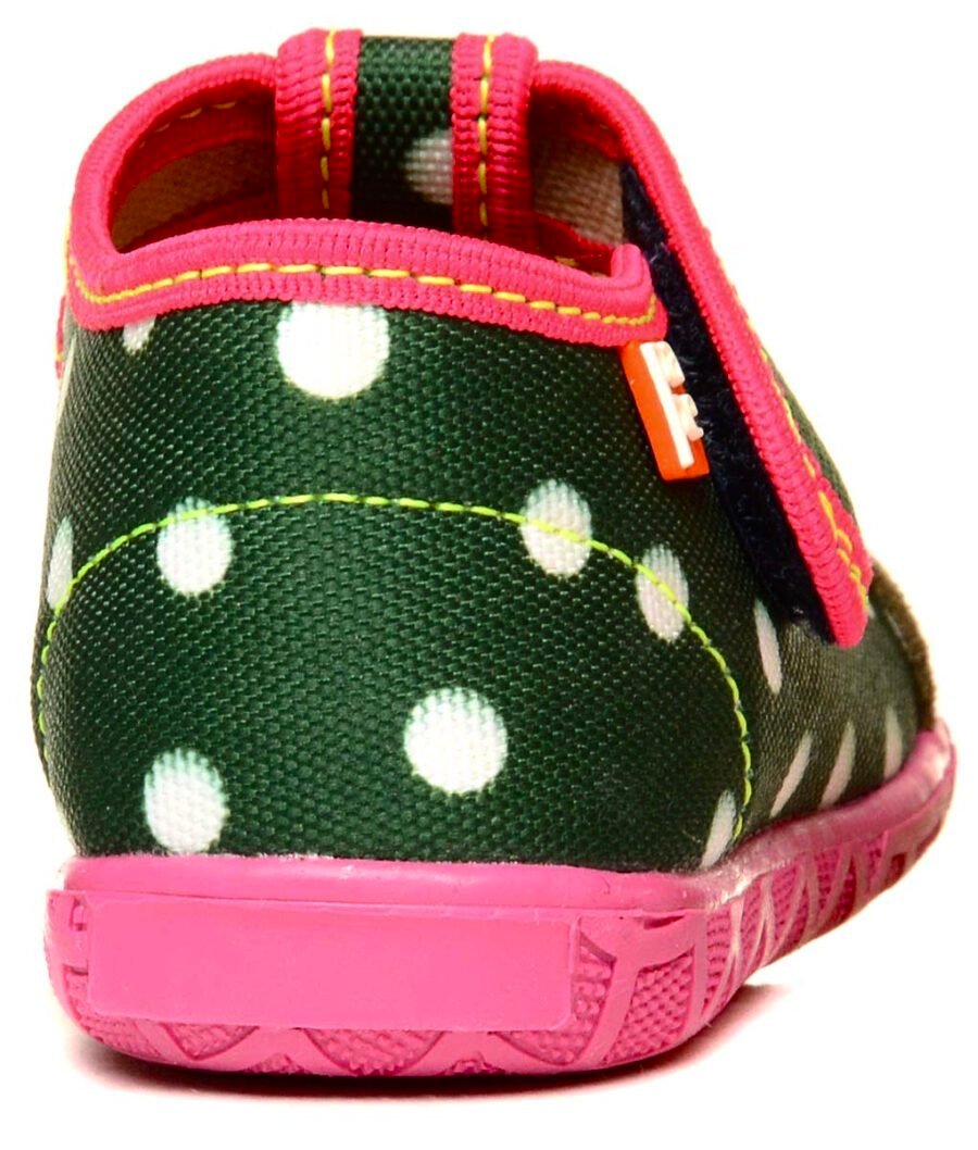 Polka-dots Green papeBerlin Kinder Hausschuhe – Bild 5