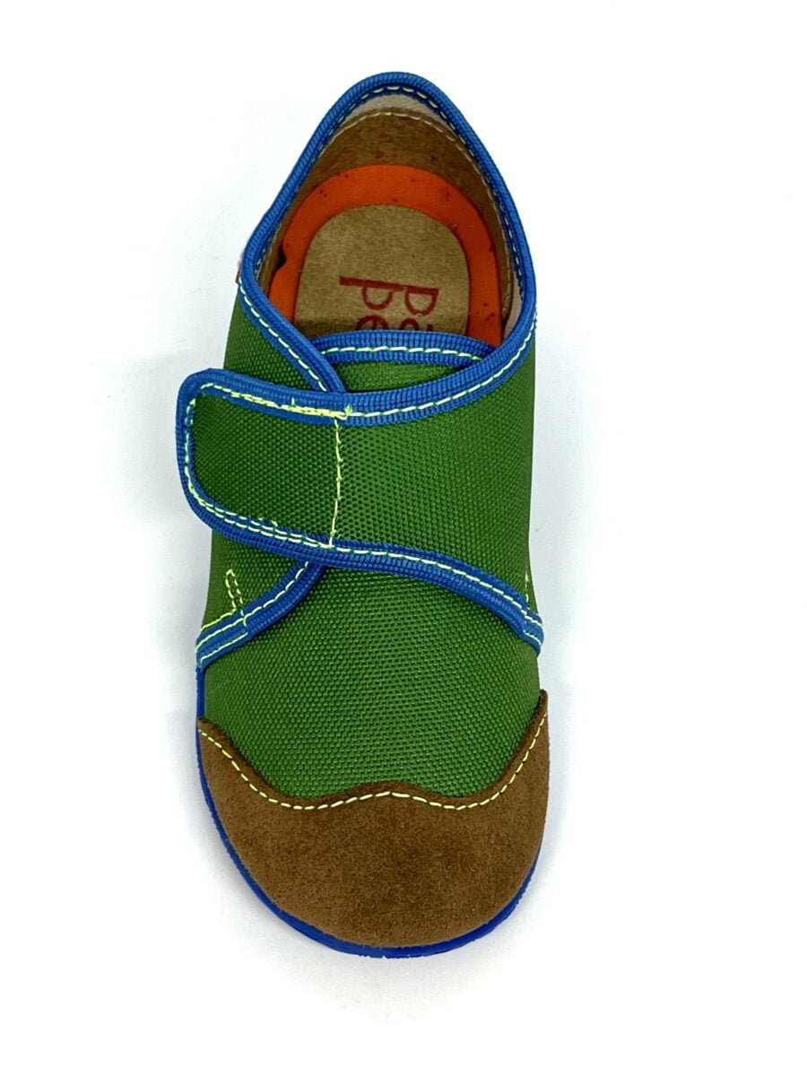 Mid-cut Unicolor Green PAPE Kinderhausschuhe – Bild 3
